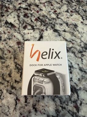Helix Dock for Apple Watch  clear - Apple USB charger @ cable nut included